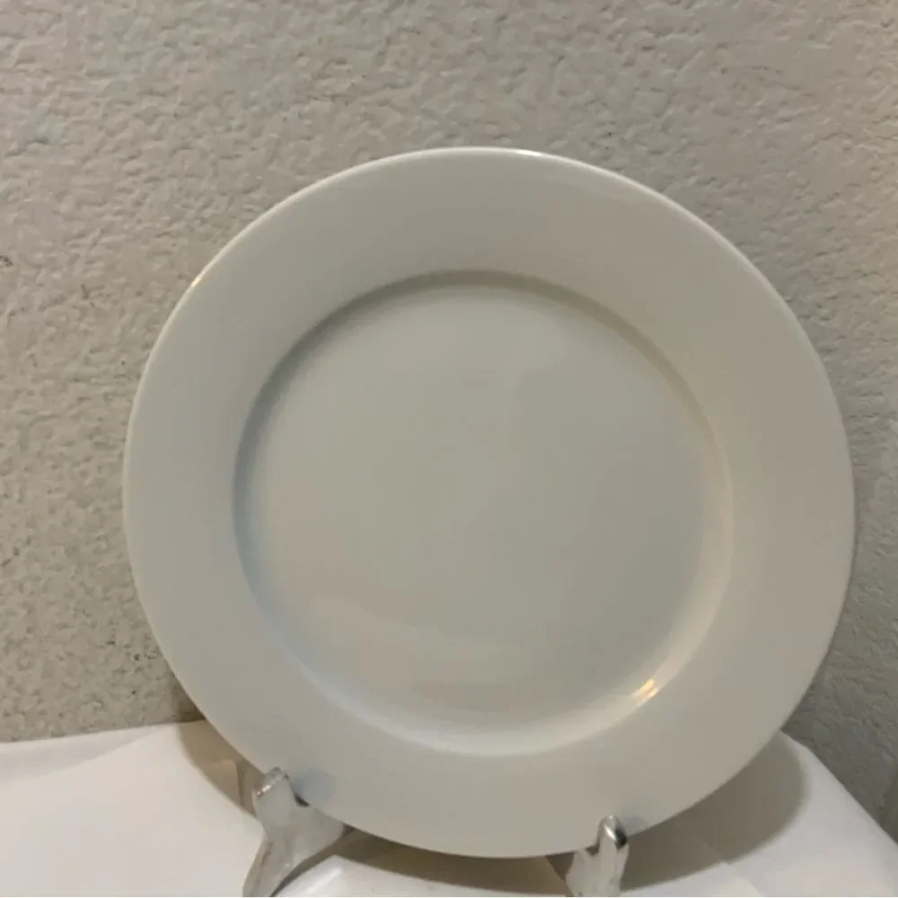 Pier 1 imports 11”Round Coupe Dinner Plate - LUMINOUS WHITE - Pier 1 Porcelain